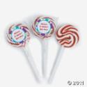 Personalized Lollipops (red)