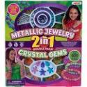 Metallic Jewelry and Crystal Gems 2-in-1 Double Pa
