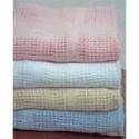 Cotton Cellular Baby Blanket - Pink