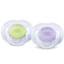 Translucent Soother (0-6 Months, 2-Pack)