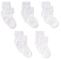 Socks 5pk - White (newborn)