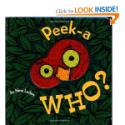 Peek-a Who? board book