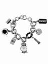 DKNY watch charm bracelet
