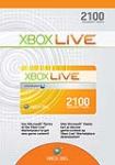 Xbox Live Marketplace 2100 Points Card 