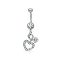 Heart Belly Button Ring