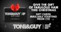 Toni and Guy gift card