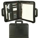Zippered Padfolio Briefcase Binder, Notepad, Calcu