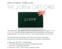 J Crew Gift Card