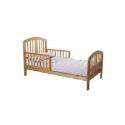 Baby Weavers Toddler Bed - Natural - Complete With Sweet Dreams Mattress and Cream Bedding Set