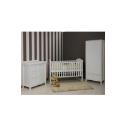 Baby Weavers Country Roomset White - Including Cotbed, Dresser & Wardrobe