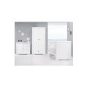 Bebecar White Art Roomset - Including Cotbed, Chest & Wardrobe