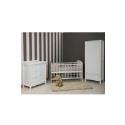 Baby Weavers Angelina Roomset White - Including Cotbed, Dresser & Wardrobe