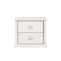 Boori 2 Drawer Bedside Table Soft White