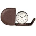 Foldaway Clock in Leather Case