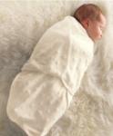 Swaddle Wrap - Cream Spot