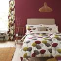 Sanderson Dandelion Clocks Double Duvet, Damson