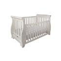 Boori New Style Sleigh Cotbed Soft White
