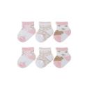 Nursery Time Baby Socks Pink & White 0-00