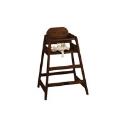 Kiddicouture Stackable Cafe Highchair - Chocolate