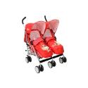 Baby Weavers You & Me Twin Pushchair - Ruby & Ralph I Wanna Be Like You - Red