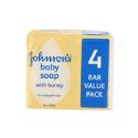 Johnson's Baby Soap (100g) (Pack of 4)