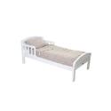 Baby Weavers Country Toddler Bed - White - Complete With My Mattress and Cream Bedding Set