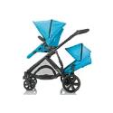 Britax B-Dual Tandem Pushchair - Blue Atoll Including pack 35