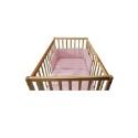 Baby Weavers Cot Quilt and Bumper Set - Pretty Pink Dotty