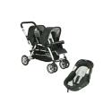 Jane Twin Two Matrix Travel System - Moonlight - Including Pack 8