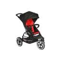 Phil & Teds Explorer - The New & Improved Sport Buggy- Black/Red