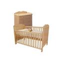 Baby Weavers Sophie Natural Beech Roomset - Sophie Drop Side Cotbed & Chest