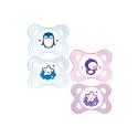 Mam Night Orthodontic Soothers 6 Months + (Pack of 2)