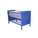 Interiors Collection by Kiddicare - Funky Solid Blue Cotbed