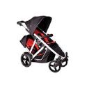 Phil & Teds Verve Pushchair Including Double Kit - Black/Red