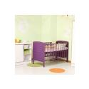 Interiors Collection by Kiddicare - Funky Purple Cotbed Including Pack 55