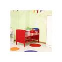 Interiors Collection by Kiddicare - Funky Red Cotbed Including Pack 55