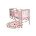 Interiors Collection by Kiddicare - Funky Pink Cot Including Pack 55
