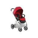 Babystyle Oyster Stroller with Silver Chassis - Including Tomato Colour Pack