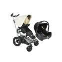 Micralite Toro Travel System - Ivory - Including Cabriofix Car Seat