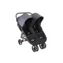 Baby Jogger Sidewalk Double Pushchair - Black/Grey