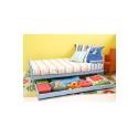 Interiors Collection by Kiddicare - Funky Pastel Blue Toddler Bed - Including Pack 34