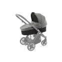 Babystyle Oyster Carrycot Smooth Black Including Dolphin Grey Colour Pack