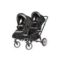 OBaby Zoom Tandem Pushchair - Black/Anthracite - Black Chassis