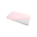 Clair De Lune Pink Interlock Cotton Fitted Cot Bed Sheets (Pack of 2)