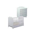 Baby Weavers Cecilia Pine White - Sophie Cotbed Chest Changer