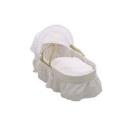 Clair De Lune Broderie Anglaise Moses Basket White