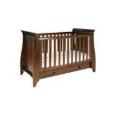 King Parrot Sleigh Cotbed - English Oak