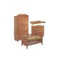 Baby Weavers Arabella Antique Pine Package Cotbed, Chest & Wardrobe