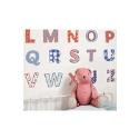 Fun To See Uppercase Alphabet Themed Room Stickers