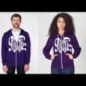 IKTV Silhouette Hoodie - Zipup/Purple